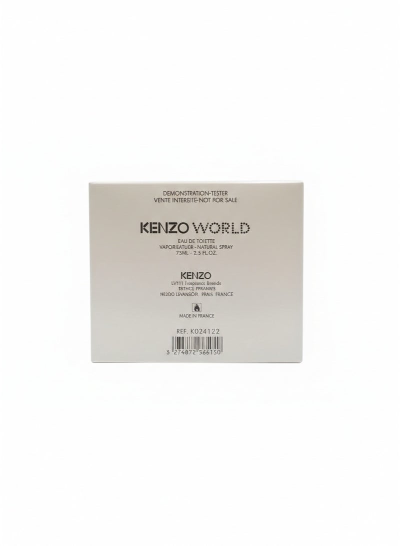 KENZO World Eau de Parfum Spray 75ml Long-Lasting Luxury Fragrance Brand New Box - Image 3